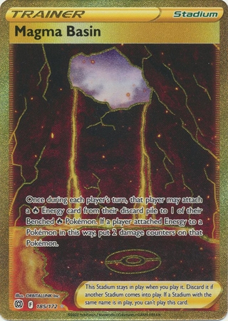 Magma Basin - 185/172 - Secret Rare