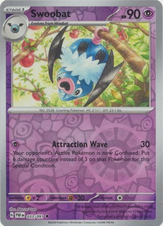 Swoobat - 033/091 - Uncommon Reverse Holo