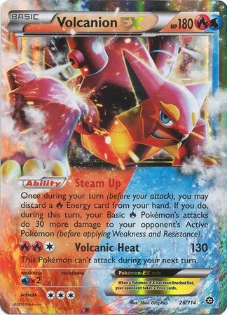 Volcanion EX - 26/114 - Ultra Rare