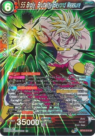 SS Broly, Brutality Beyond Measure - BT15-019 - Super Rare