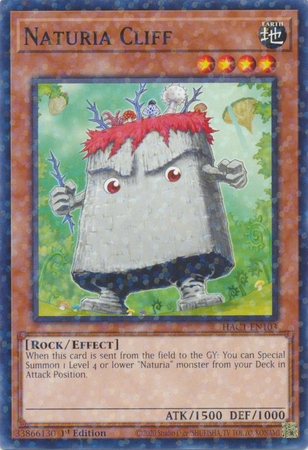 Naturia Cliff - HAC1-EN103 - Duel Terminal Common Parallel 1st Edition