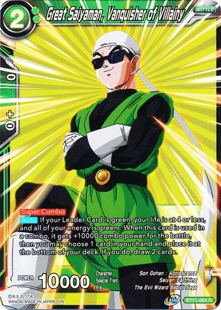 Great Saiyaman, Vanquisher of Villainy - BT11-065 - Rare