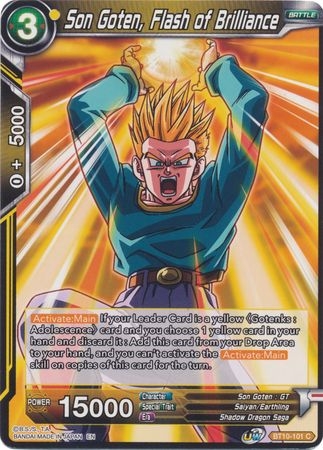 Son Goten, Flash of Brilliance - BT10-101 - Common