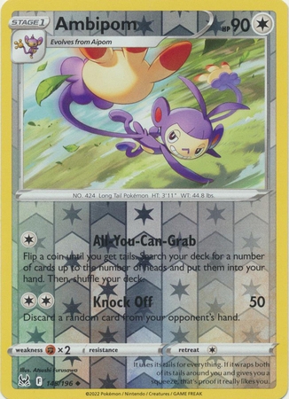 Ambipom - 145/196 - Uncommon Reverse Holo