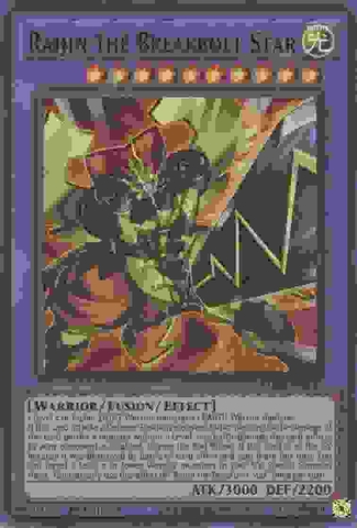 Raijin the Breakbolt Star - BLCR-EN037 - Ultra Rare 1st Edition