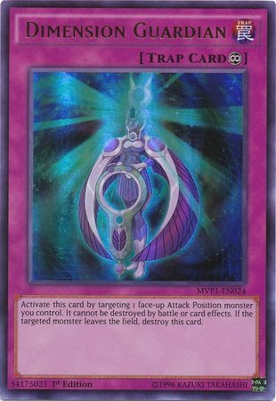 Dimension Guardian - MVP1-EN024 - Ultra Rare 1st Edition