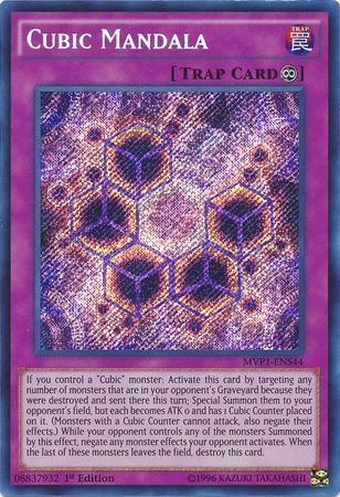 Cubic Mandala - MVP1-ENS44 - Secret Rare 1st Edition