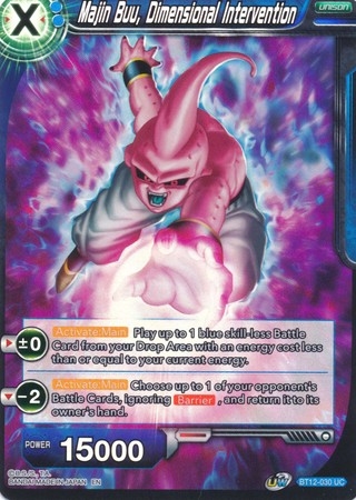 Majin Buu, Dimensional Intervention - BT12-030 - Uncommon Foil