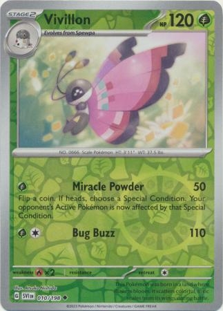 Vivillon - 010/198 - Uncommon Reverse Holo