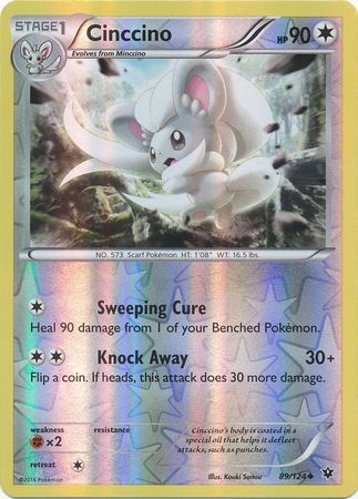 Cinccino - 89/124 - Uncommon Reverse Holo