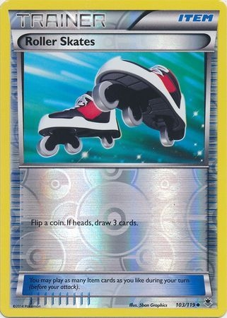 Roller Skates - 103/119 - Uncommon Reverse Holo