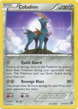 Cobalion - 74/114 - Rare