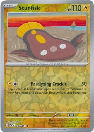 Stunfisk - 064/191 - Common Reverse Holo