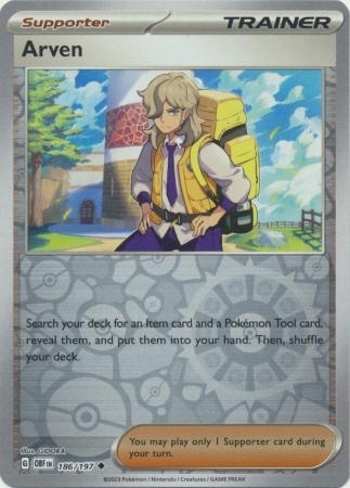 Arven - 186/197 - Uncommon Reverse Holo