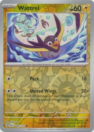 Wattrel - 080/193 - Common Reverse Holo