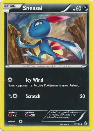 Sneasel - 51/106 - Common