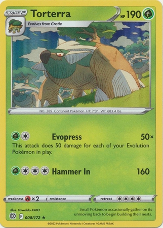 Torterra - 8/172 - Holo Rare