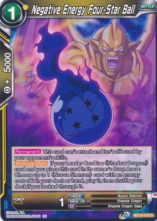 Negative Energy Four-Star Ball - BT12-115 - Common