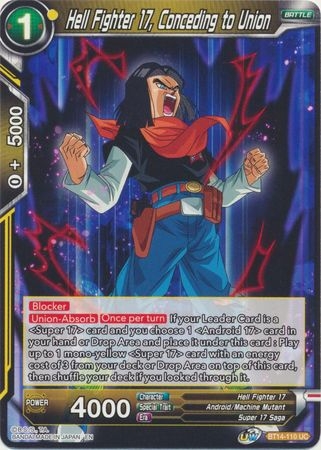 Hell Fighter 17, Conceding to Union - BT14-110 - Uncommon