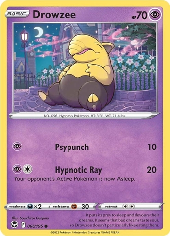 Drowzee - 060/195 - Common Reverse Holo
