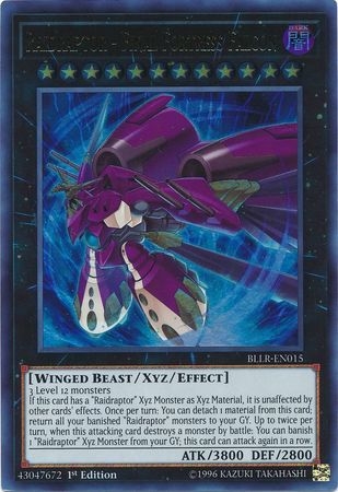 Raidraptor - Final Fortress Falcon - BLLR-EN015 - Ultra Rare 1st Edition