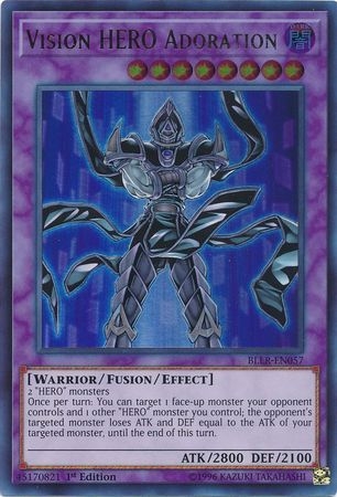 Vision HERO Adoration - BLLR-EN057 - Ultra Rare 1st Edition