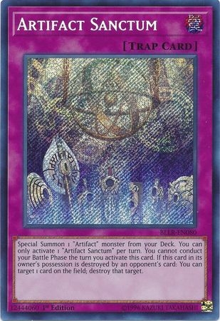 Artifact Sanctum - BLLR-EN080 - Secret Rare 1st Edition