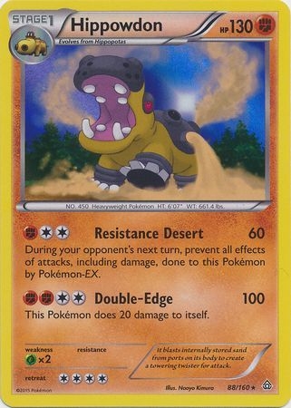Hippowdon - 88/160 - Holo Rare