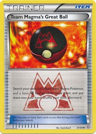 Team Magma's Great Ball - 31/34 - Uncommon