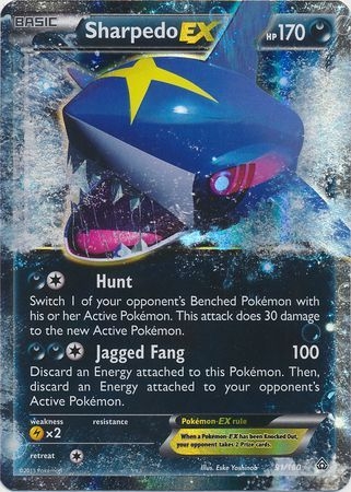 Sharpedo EX - 91/160 - Ultra Rare