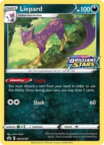 Liepard - SWSH187 - Prerelease Promo