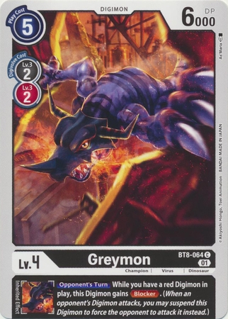 Greymon - BT8-064 C - Common