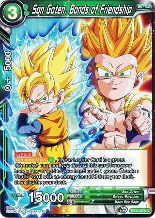 Son Goten, Bonds of Friendship - BT11-078 - Foil Common