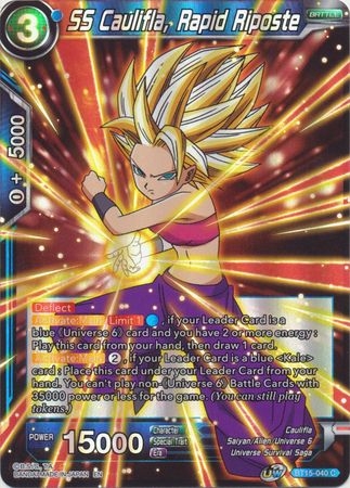 SS Caulifla, Rapid Riposte - BT15-040 - Common Foil
