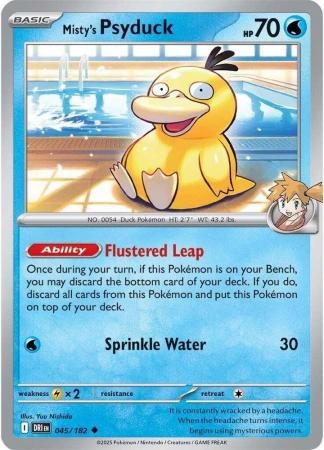 Misty's Psyduck - 045/182 - Uncommon