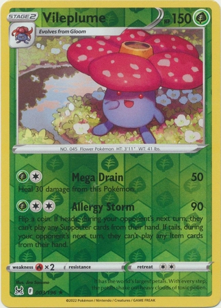 Vileplume - 003/196 - Holo Rare Reverse Holo