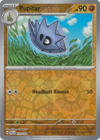 Pupitar - 111/193 - Uncommon Reverse Holo