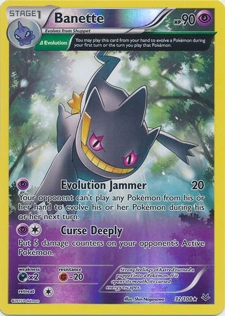 Banette - 32/108 - Rare Reverse Holo