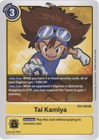 Tai Kamiya - BT4-094 - Rare