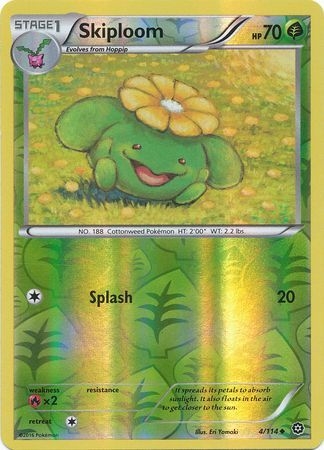 Skiploom - 4/114 - Uncommon Reverse Holo