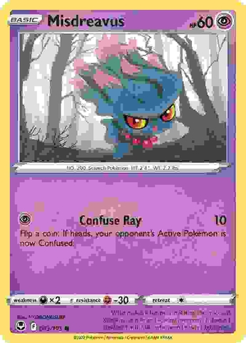 Misdreavus - 063/195 - Common Reverse Holo