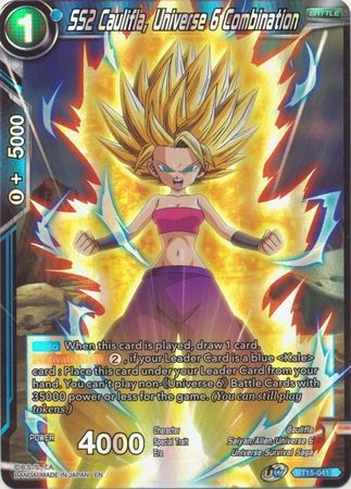 SS2 Caulifla, Universe 6 Combination - BT15-041 - Common Foil