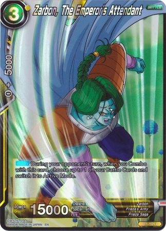 Zarbon, The Emperor's Attendant (Reprint) - BT1-101 - Common Foil