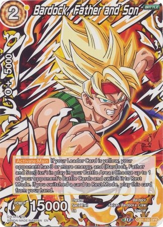 Bardock, Father and Son (Reprint) - DB1-100 - Rare