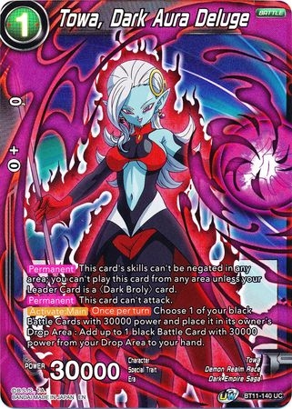 Towa, Dark Aura Deluge - BT11-140 - Foil Uncommon