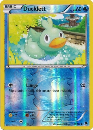 Ducklett - 36/122 - Common Reverse Holo