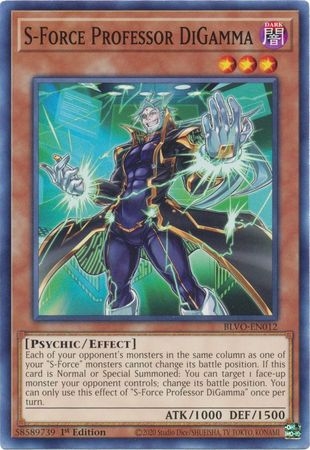 S-Force Professor DiGamma - BLVO-EN012 - Common 1st Edition