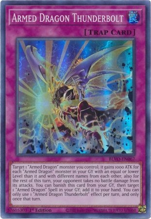 Armed Dragon Thunderbolt - BLVO-EN067 - Super Rare 1st Edition