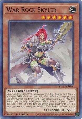 War Rock Skyler - BLVO-EN096 - Common 1st Edition