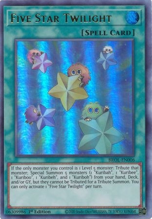 Five Star Twilight - BROL-EN006 - Ultra Rare 1st Edition